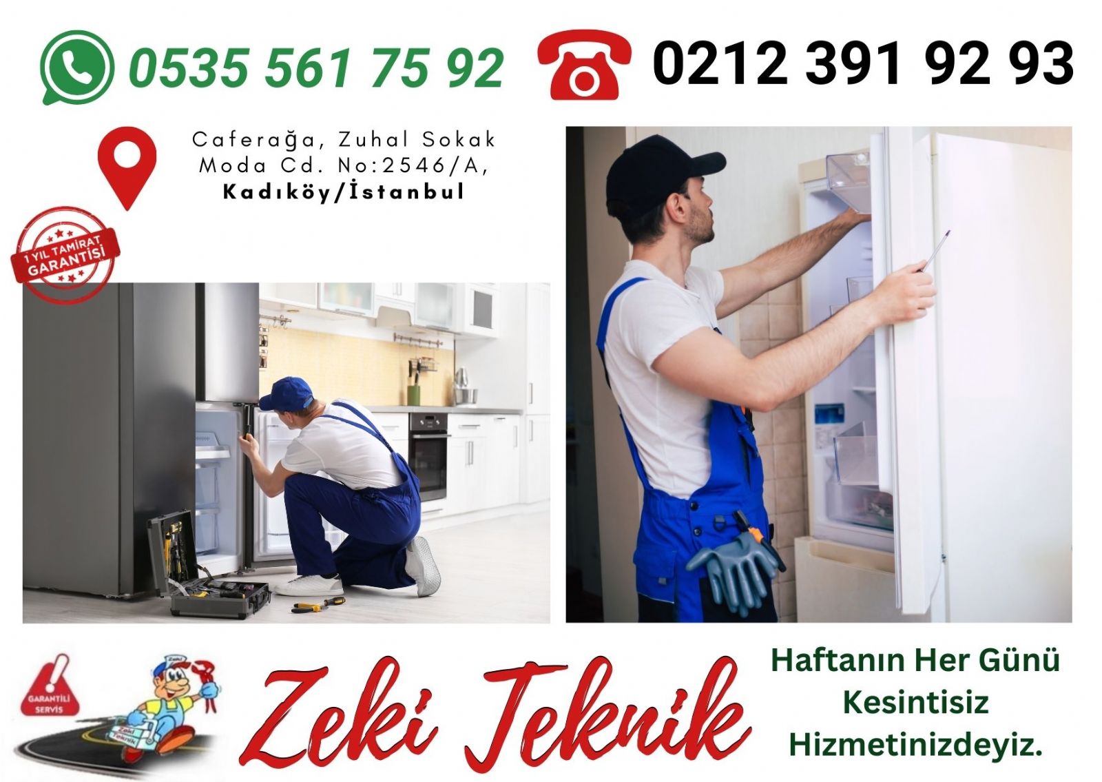 Buzdolabı Tamircisi Kadıköy